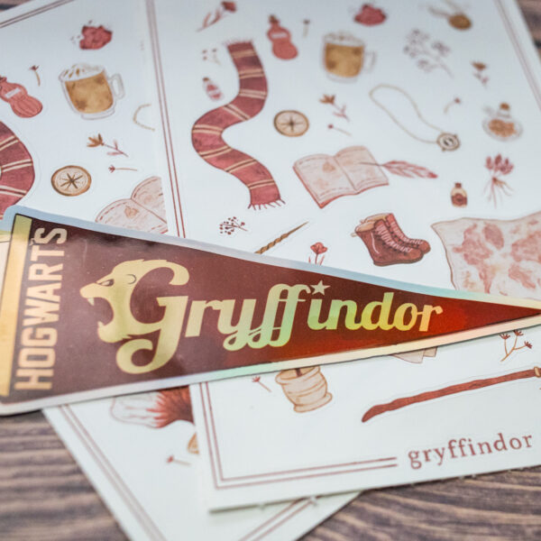 gryffindor hogwarts sticker sheet rebekah heffington creations